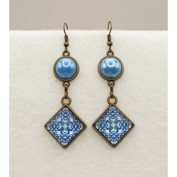 PENDANTS BLEU CIEL