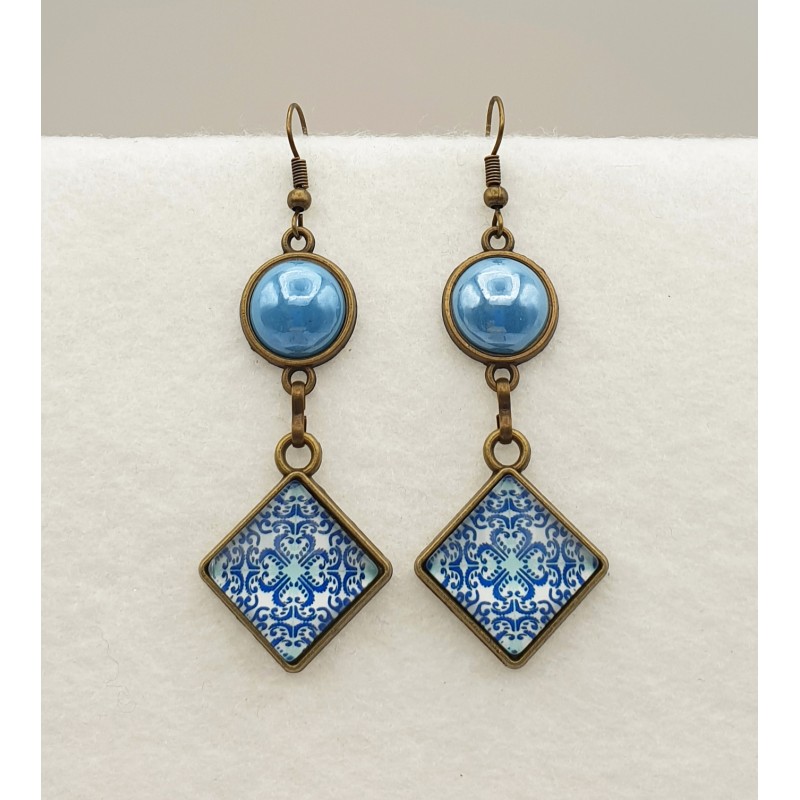 PENDANTS BLEU CIEL